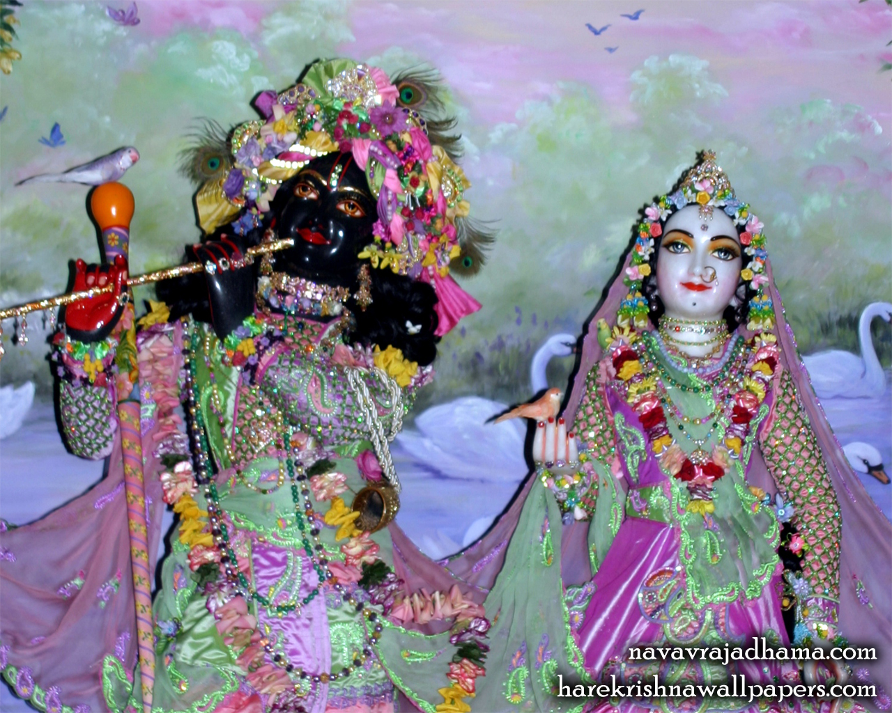 Sri Sri Radha Shyamsundar Close up Wallpaper (011) Size 1280x1024 Download
