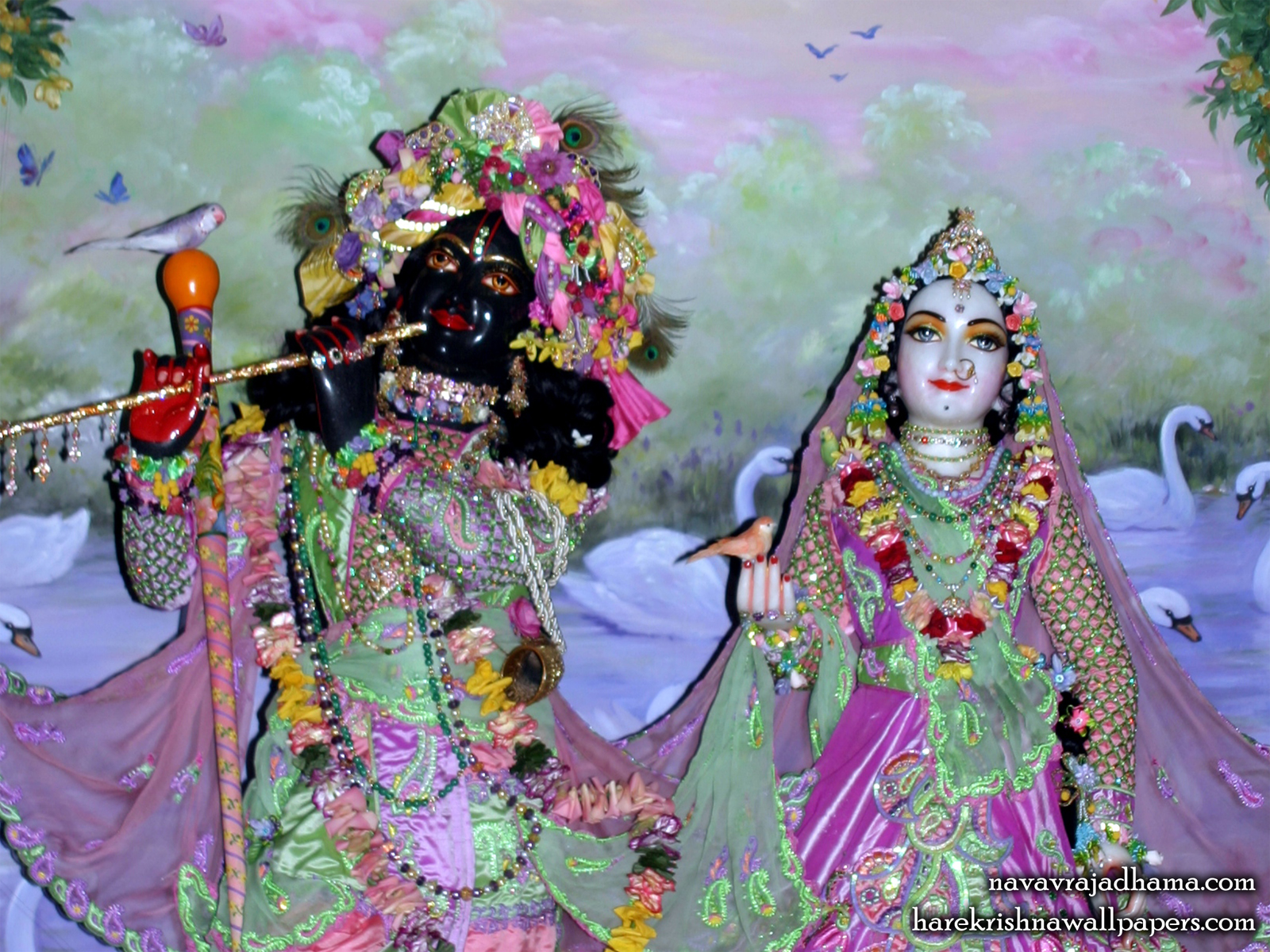 Sri Sri Radha Shyamsundar Close up Wallpaper (011) Size1600x1200 Download