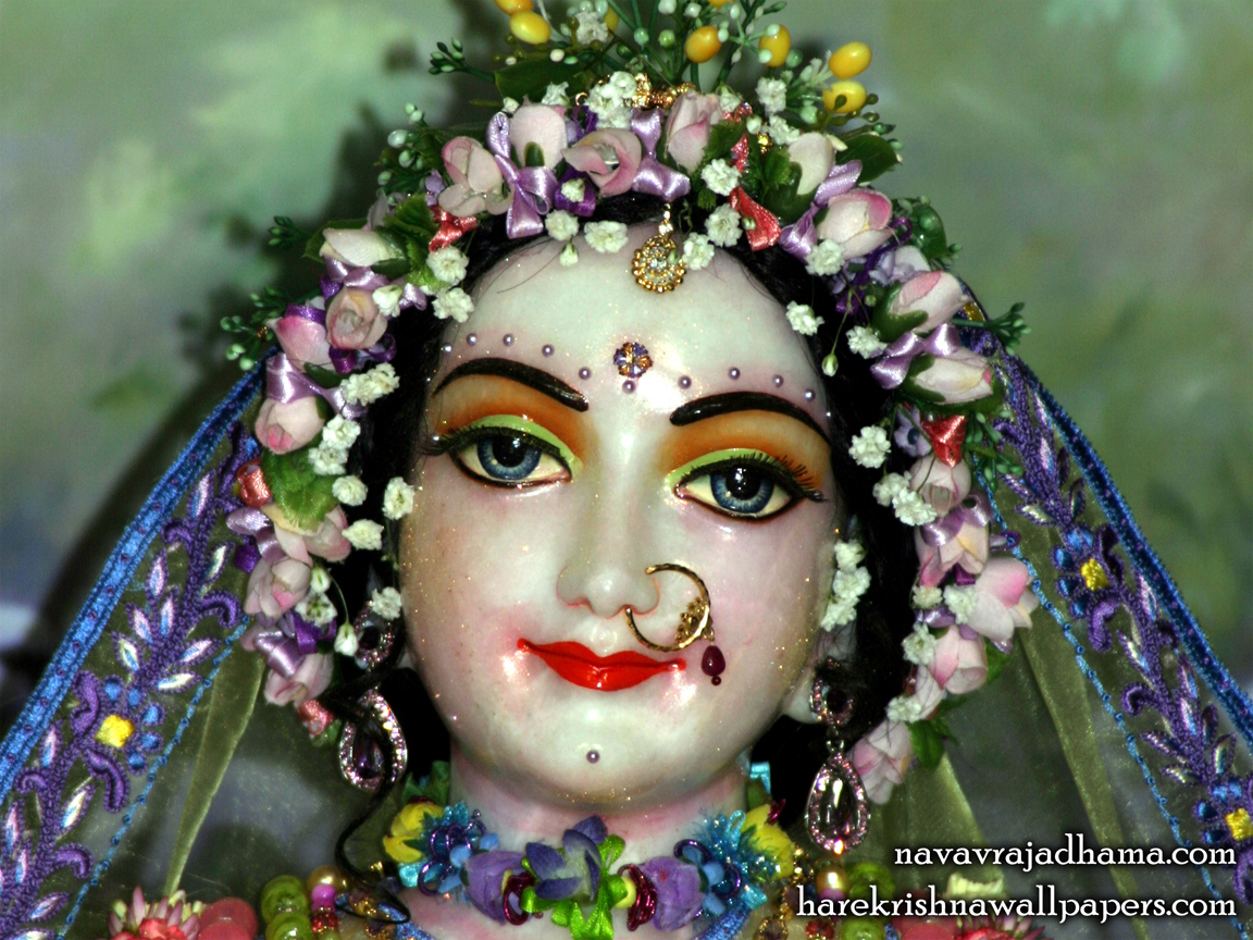 Sri Radha Close up Wallpaper (012) Size 1152x864 Download