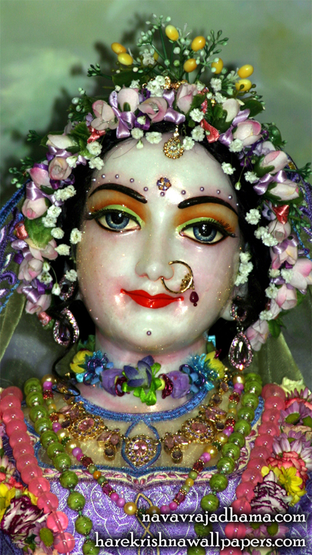 Sri Radha Close up Wallpaper (012) Size 450x800 Download
