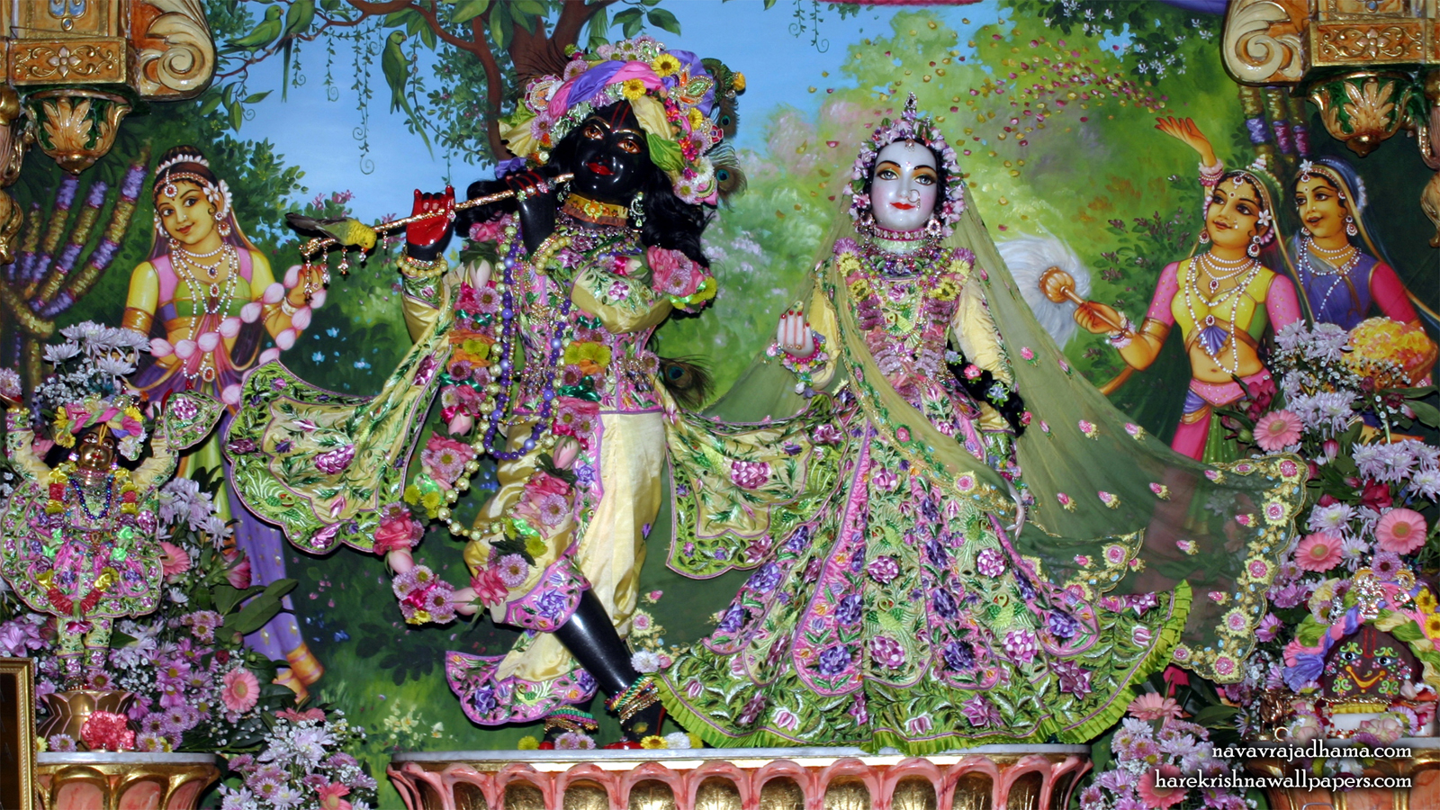Sri Sri Radha Shyamsundar Wallpaper (012) Size 1600x900 Download