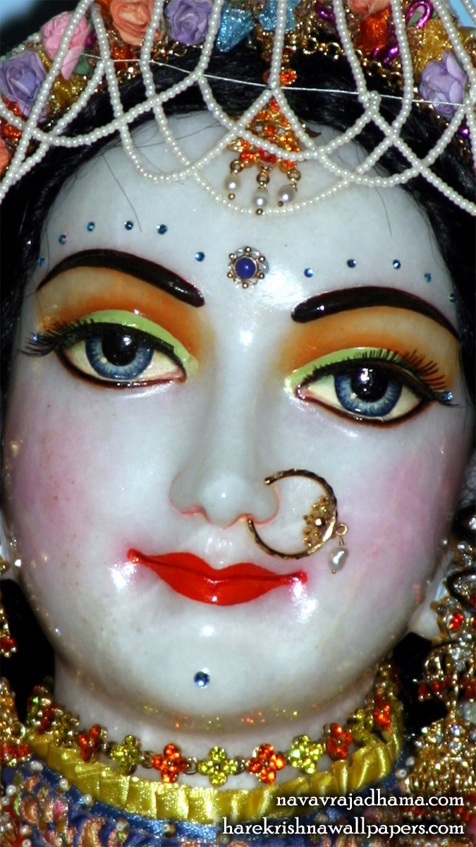 Sri Radha Close up Wallpaper (013) Size 675x1200 Download