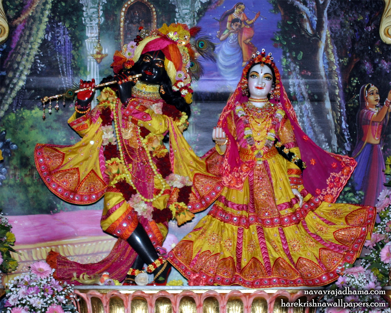 Sri Sri Radha Shyamsundar Wallpaper (013) Size 1280x1024 Download