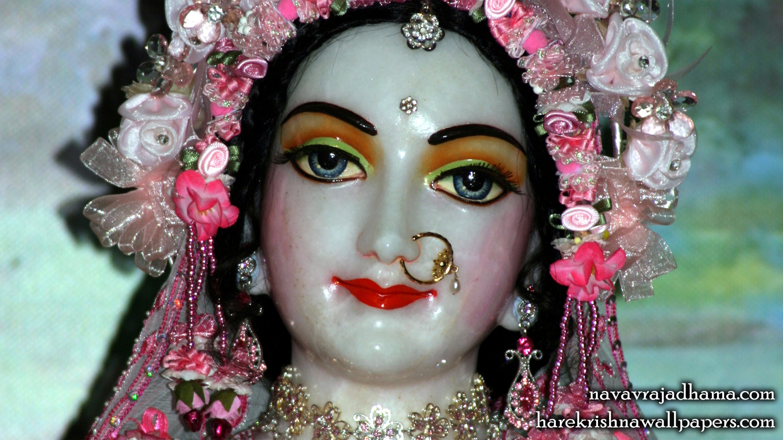 Sri Radha Close up Wallpaper (014) Size 1600x900 Download