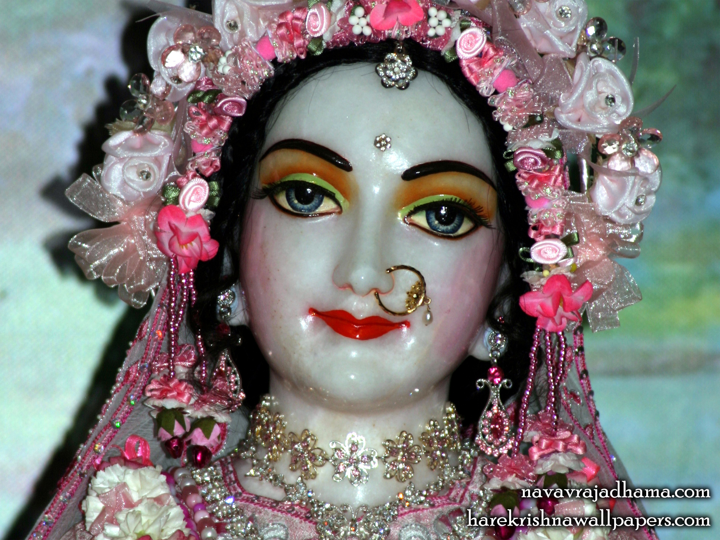 Sri Radha Close up Wallpaper (014) Size 2400x1800 Download