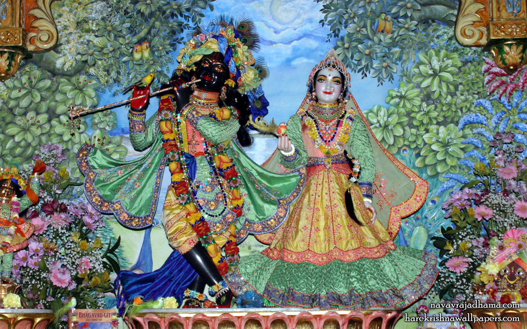 Sri Sri Radha Shyamsundar Wallpaper (014) Size 1680x1050 Download