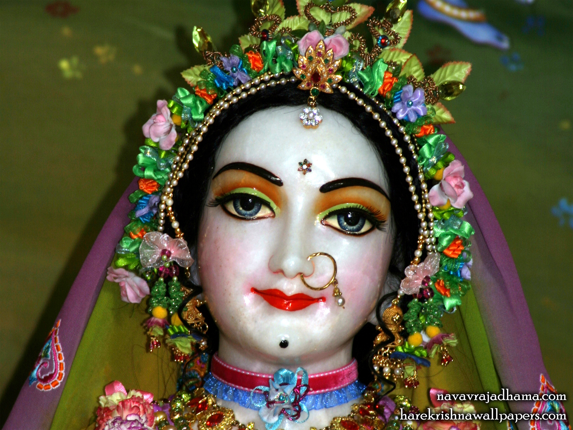 Sri Radha Close up Wallpaper (015) Size 1920x1440 Download