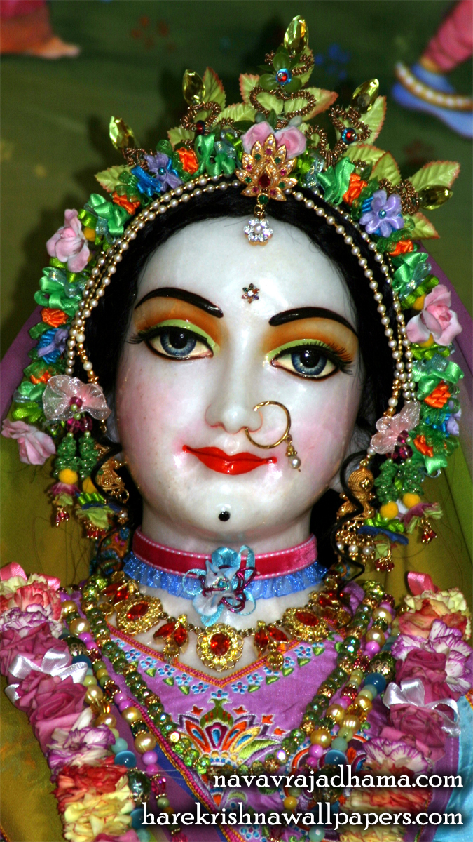 Sri Radha Close up Wallpaper (015) Size 675x1200 Download