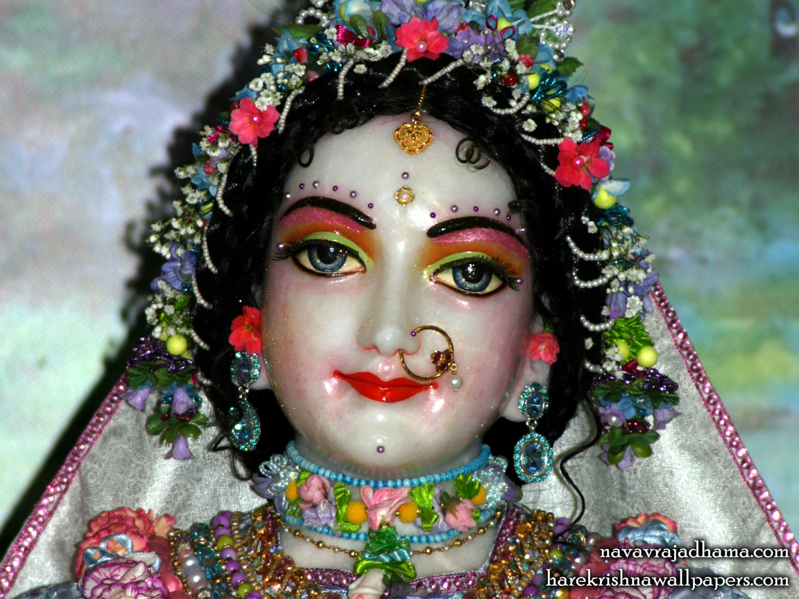 Sri Radha Close up Wallpaper (016) Size 1152x864 Download