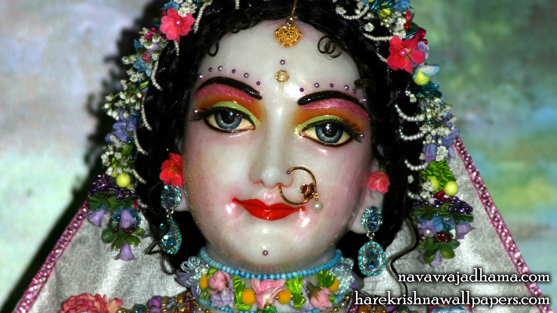 Sri Radha Close up Wallpaper (016) Size 1920x1080 Download