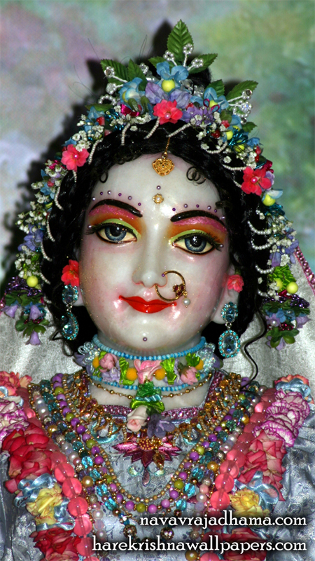 Sri Radha Close up Wallpaper (016) Size 450x800 Download