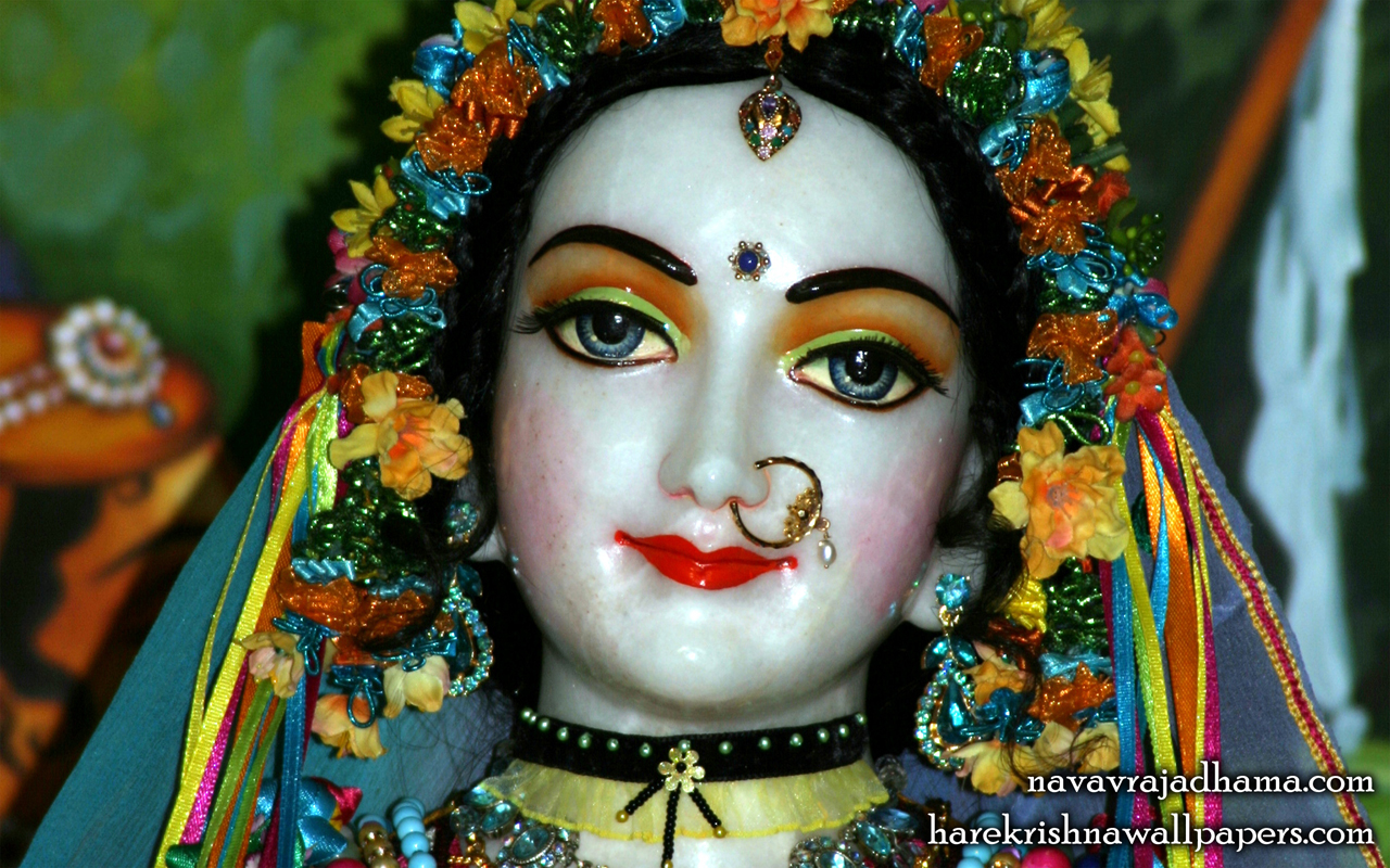 Sri Radha Close up Wallpaper (017) Size 1280x800 Download