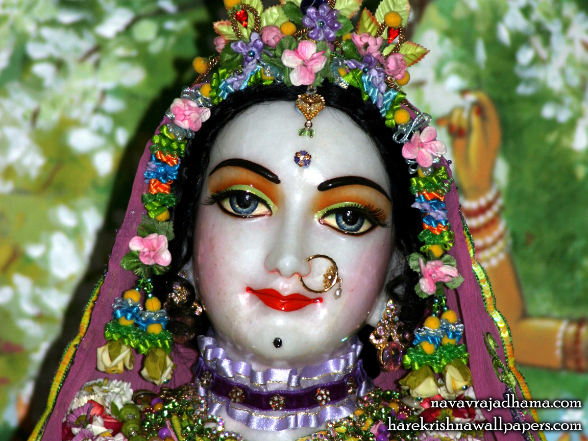 Sri Radha Close up Wallpaper (018) Size 1152x864 Download