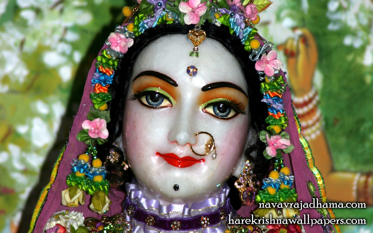 Sri Radha Close up Wallpaper (018) Size 1280x800 Download
