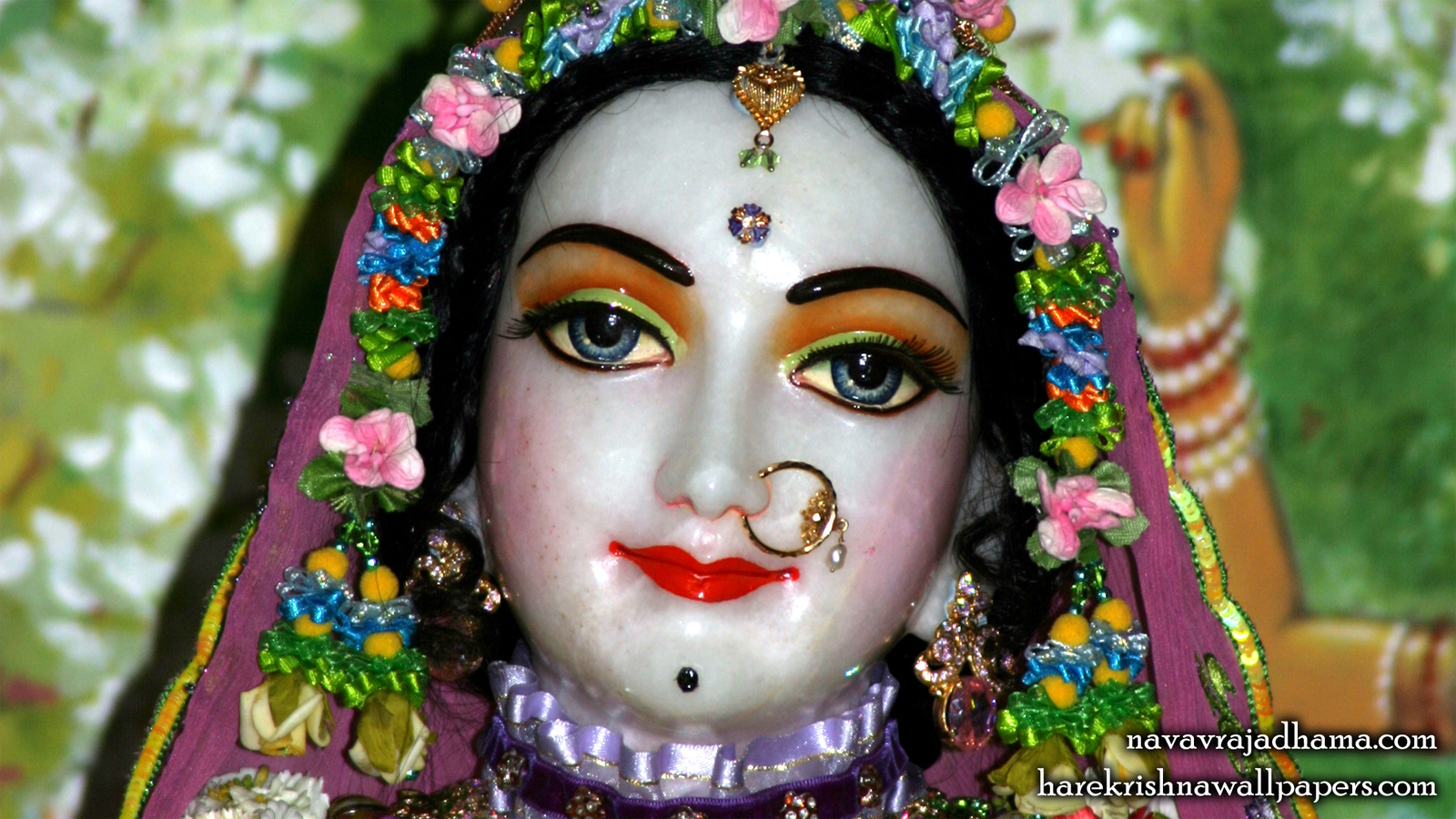 Sri Radha Close up Wallpaper (018) Size 1600x900 Download