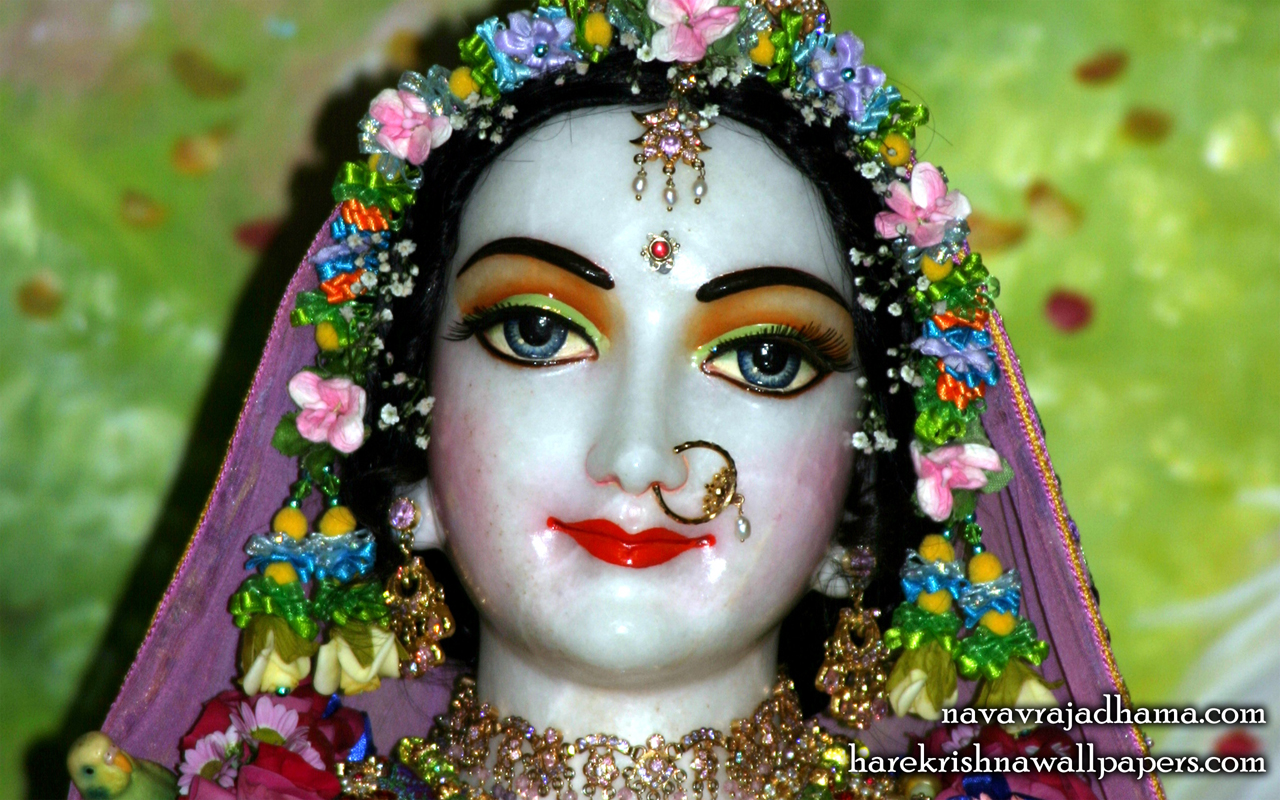 Sri Radha Close up Wallpaper (019) Size 1280x800 Download