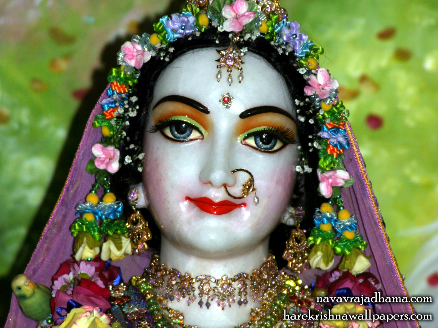 Sri Radha Close up Wallpaper (019) Size 1400x1050 Download