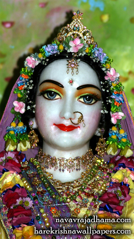 Sri Radha Close up Wallpaper (019) Size 450x800 Download
