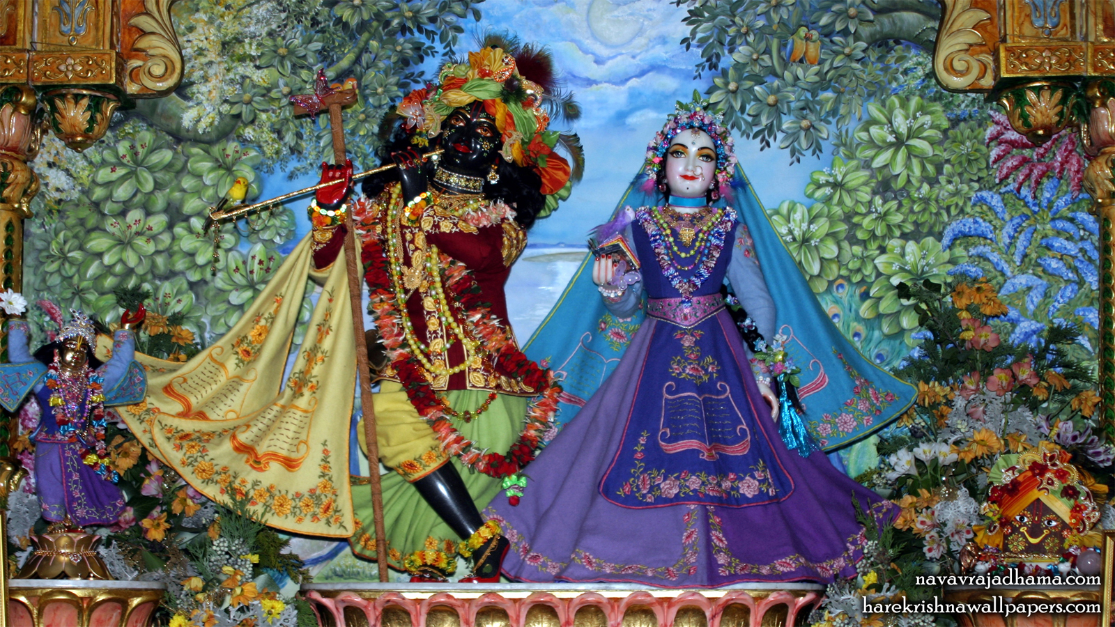 Sri Sri Radha Shyamsundar Wallpaper (019) Size 1600x900 Download
