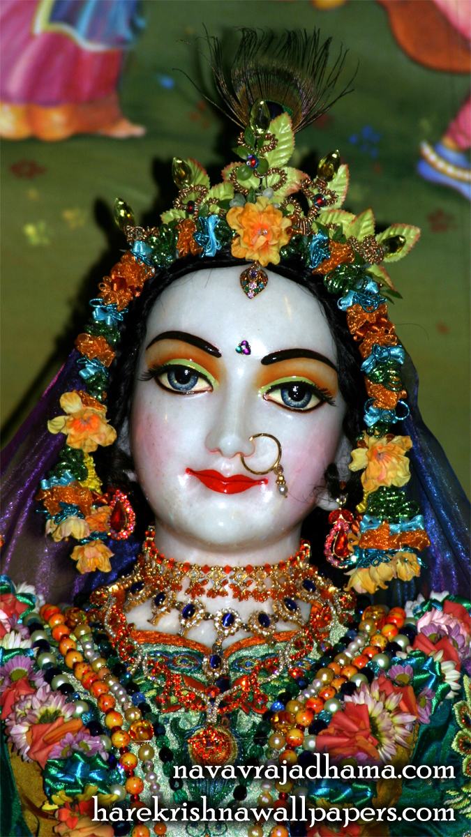 Sri Radha Close up Wallpaper (020) Size 675x1200 Download