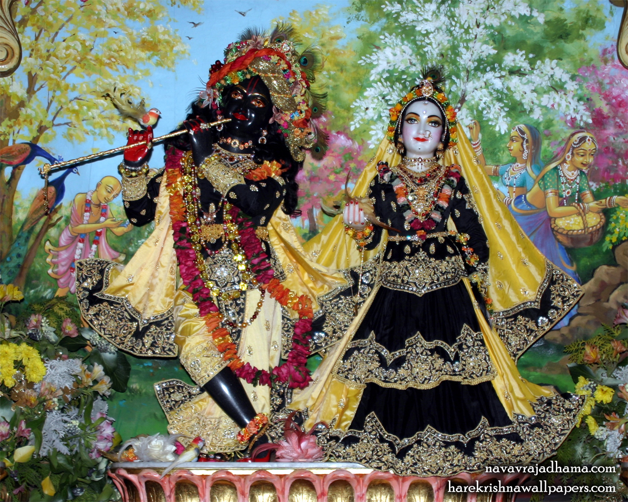 Sri Sri Radha Shyamsundar Wallpaper (020) Size 1280x1024 Download