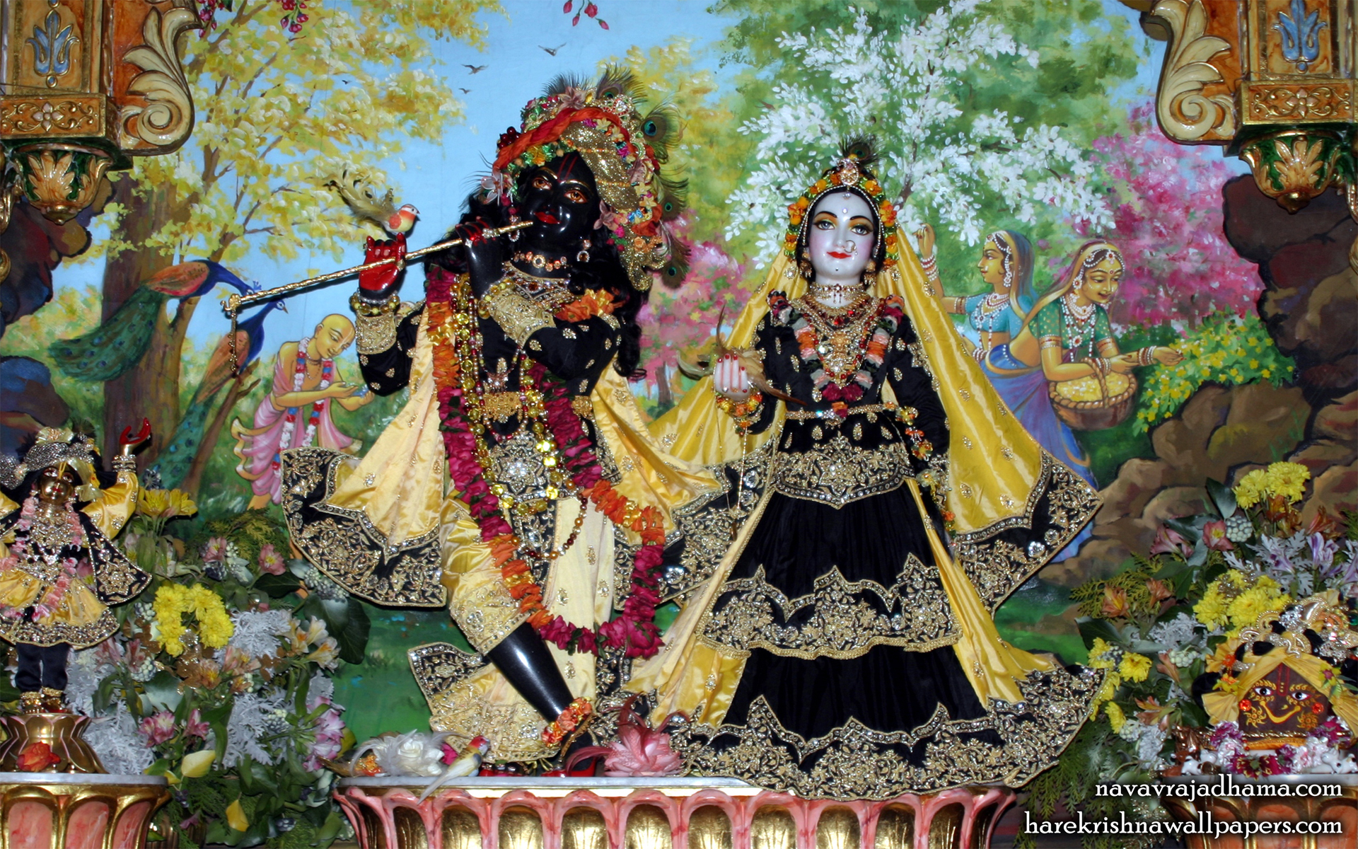 Sri Sri Radha Shyamsundar Wallpaper (020) Size 1920x1200 Download