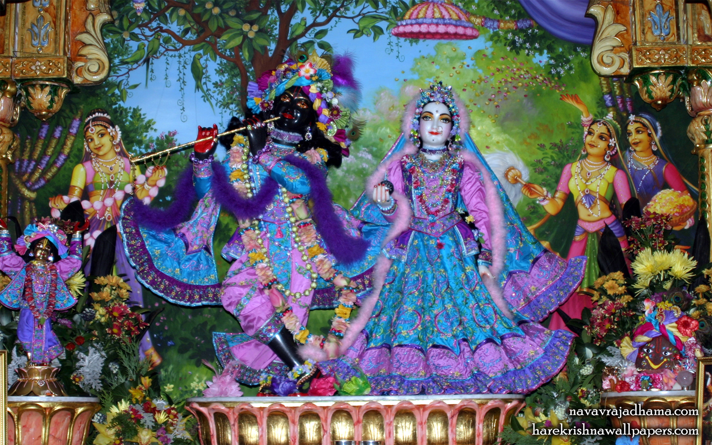 Sri Sri Radha Shyamsundar Wallpaper (021) Size 1440x900 Download