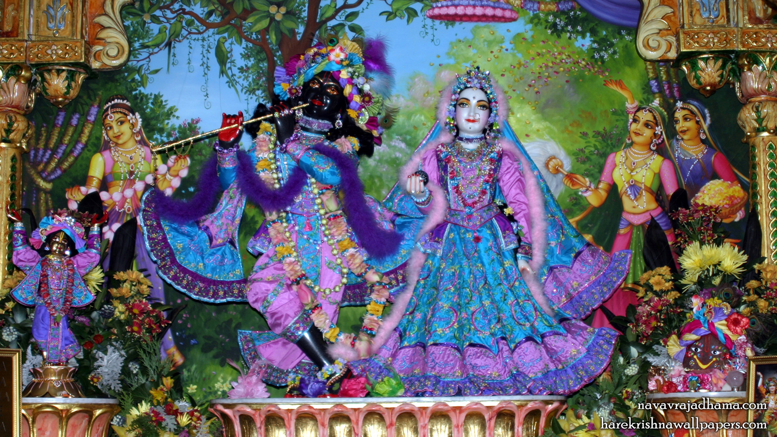 Sri Sri Radha Shyamsundar Wallpaper (021) Size 1600x900 Download