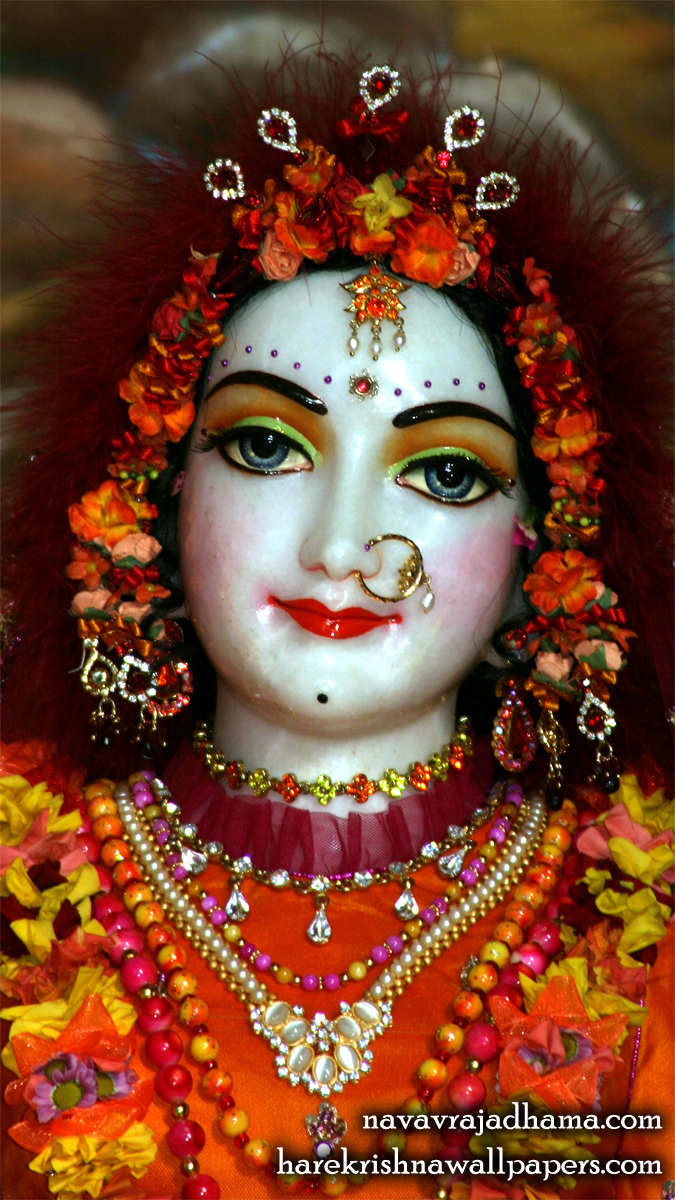 Sri Radha Close up Wallpaper (022) Size 675x1200 Download