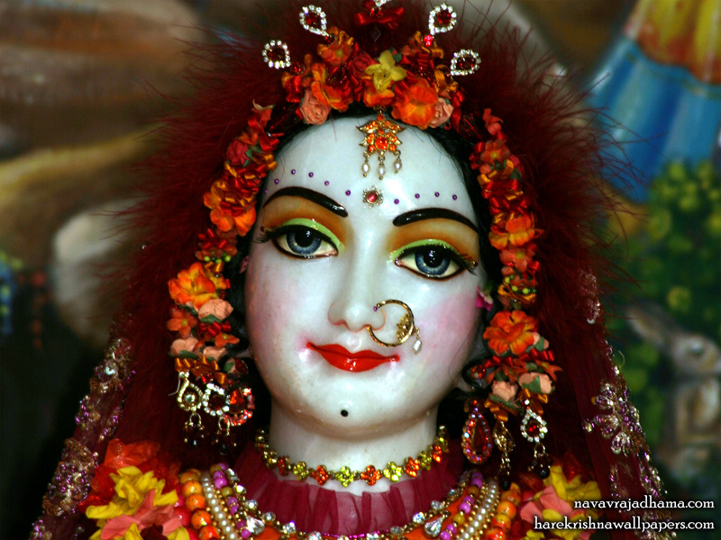 Sri Radha Close up Wallpaper (022) Size 800x600 Download
