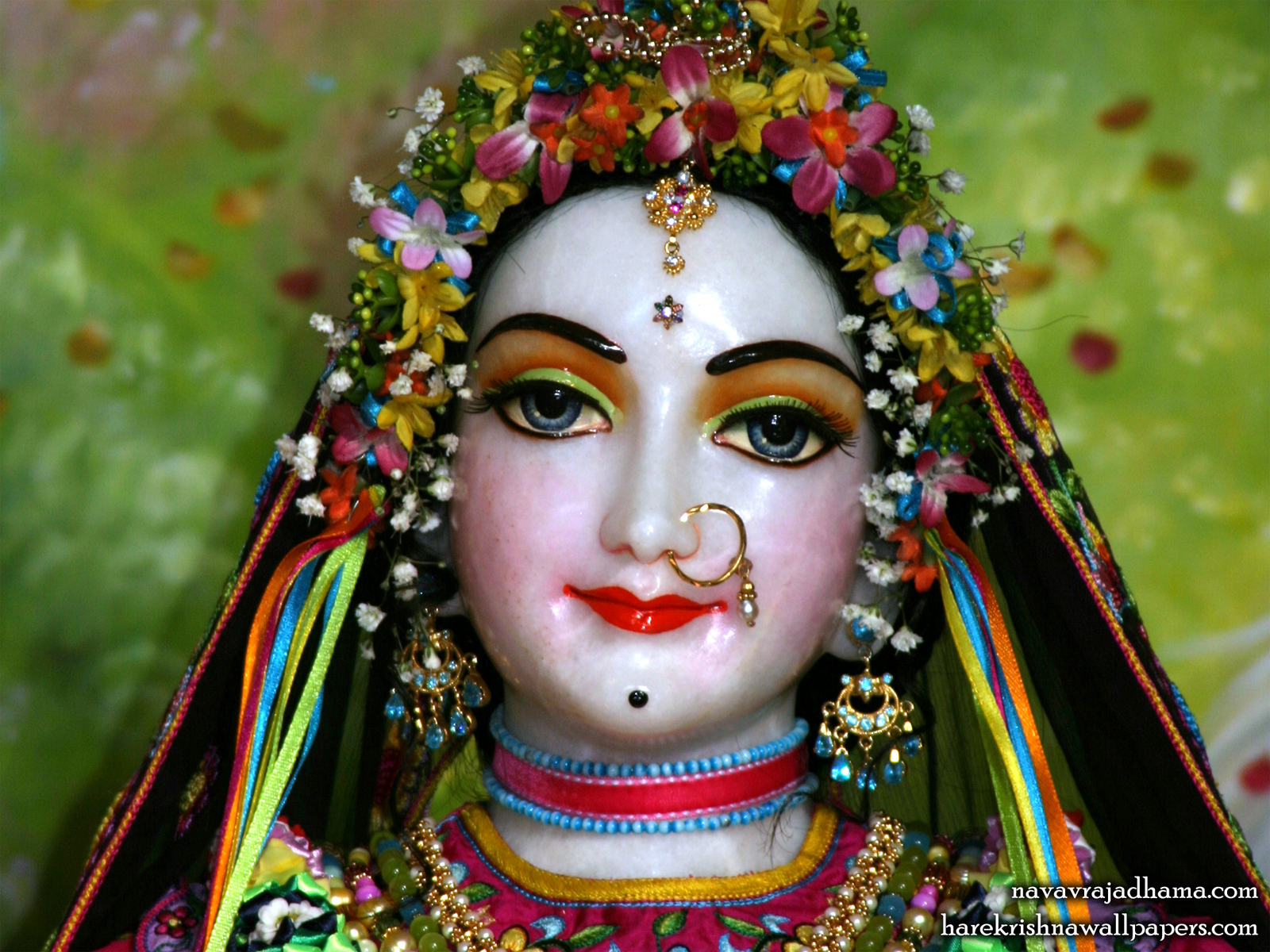 Sri Radha Close up Wallpaper (023) Size1600x1200 Download
