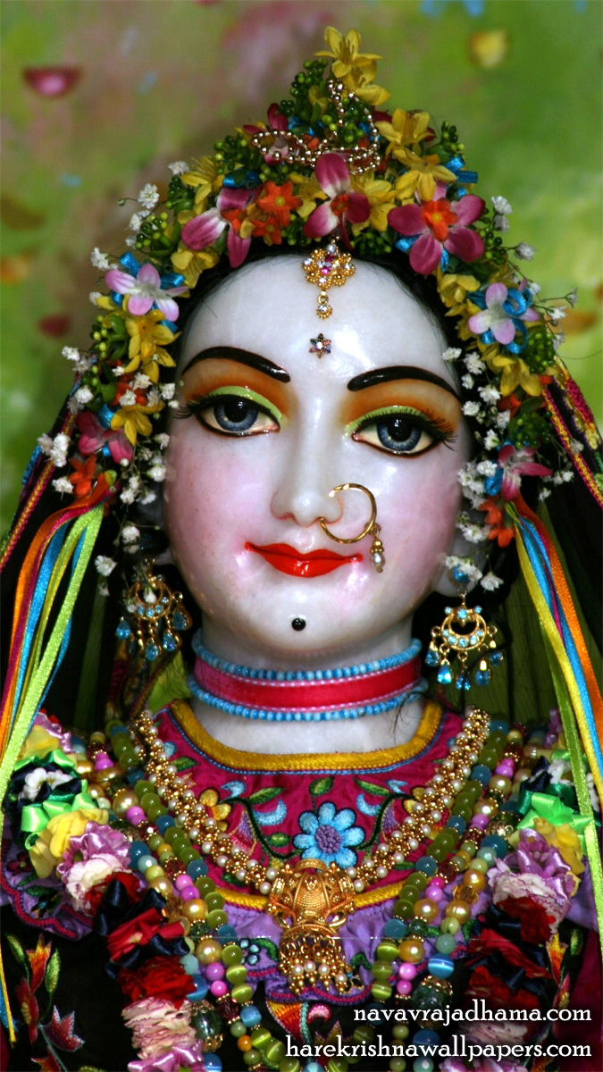 Sri Radha Close up Wallpaper (023) Size 675x1200 Download