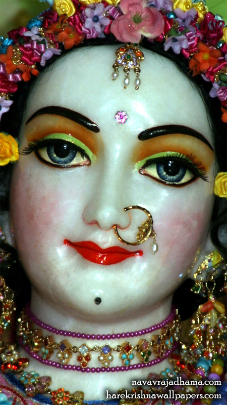 Sri Radha Close up Wallpaper (024) Size 450x800 Download