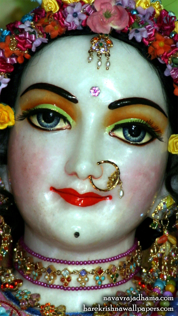 Sri Radha Close up Wallpaper (024) Size 675x1200 Download