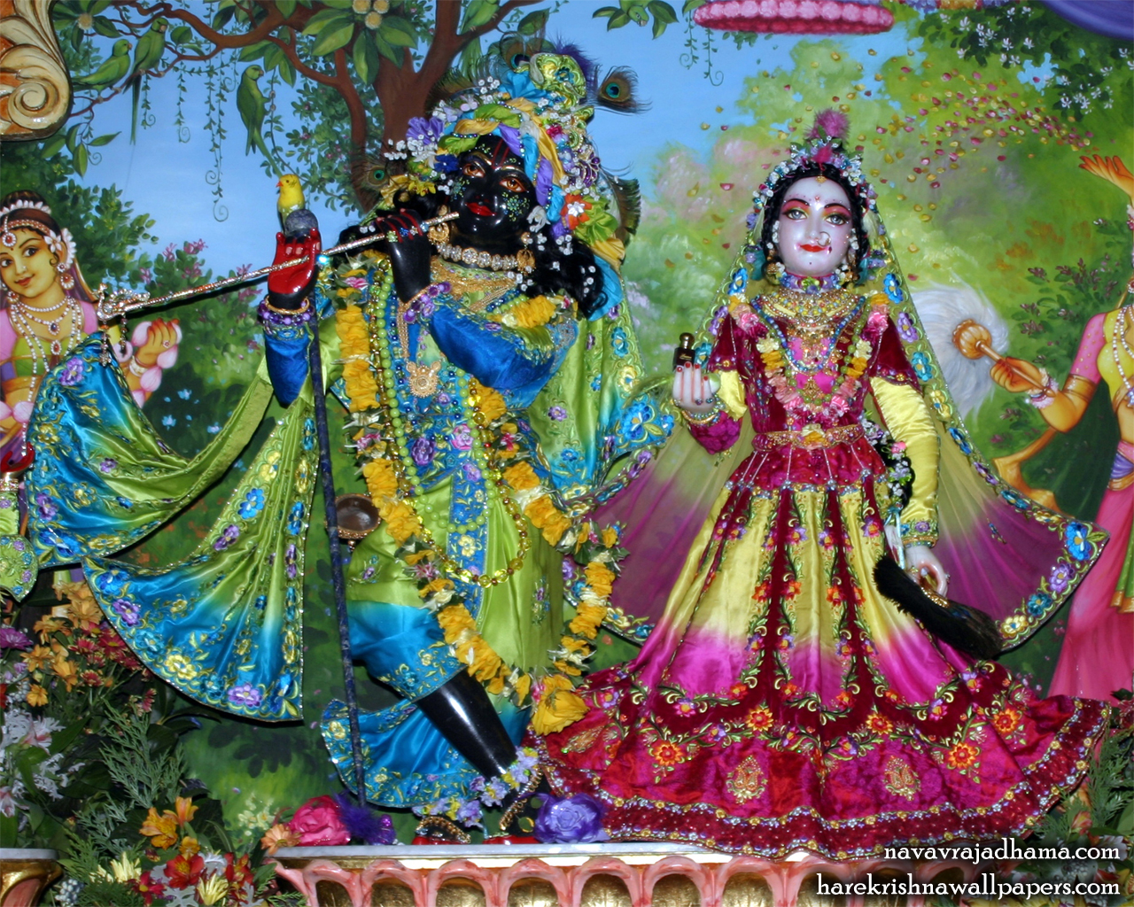 Sri Sri Radha Shyamsundar Wallpaper (024) Size 1280x1024 Download