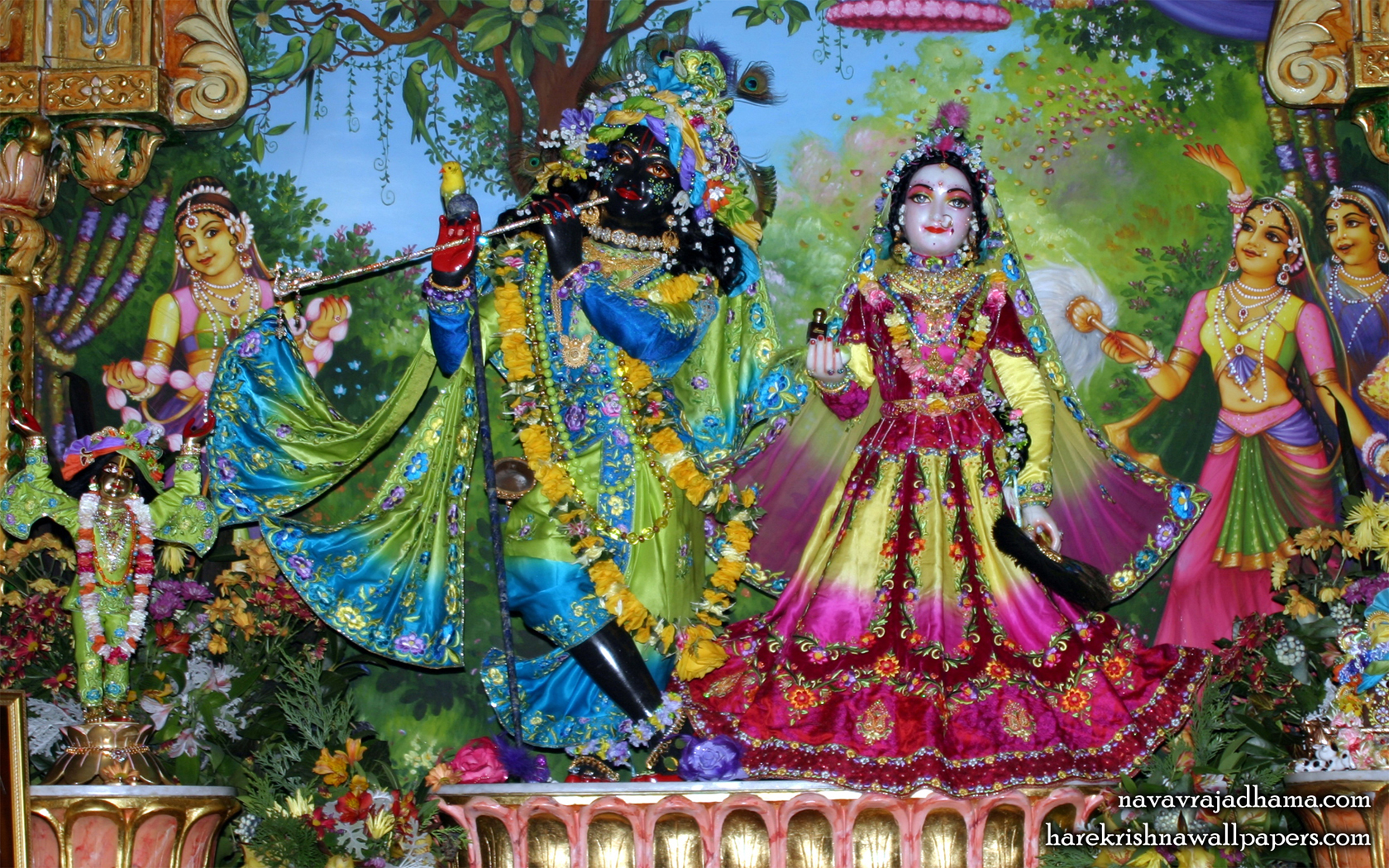 Sri Sri Radha Shyamsundar Wallpaper (024) Size 1680x1050 Download