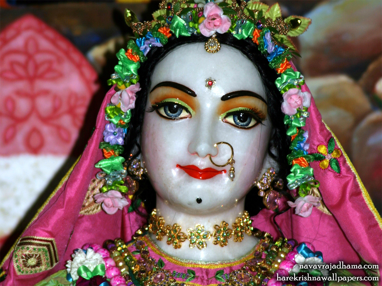 Sri Radha Close up Wallpaper (025) Size 1280x1024 Download
