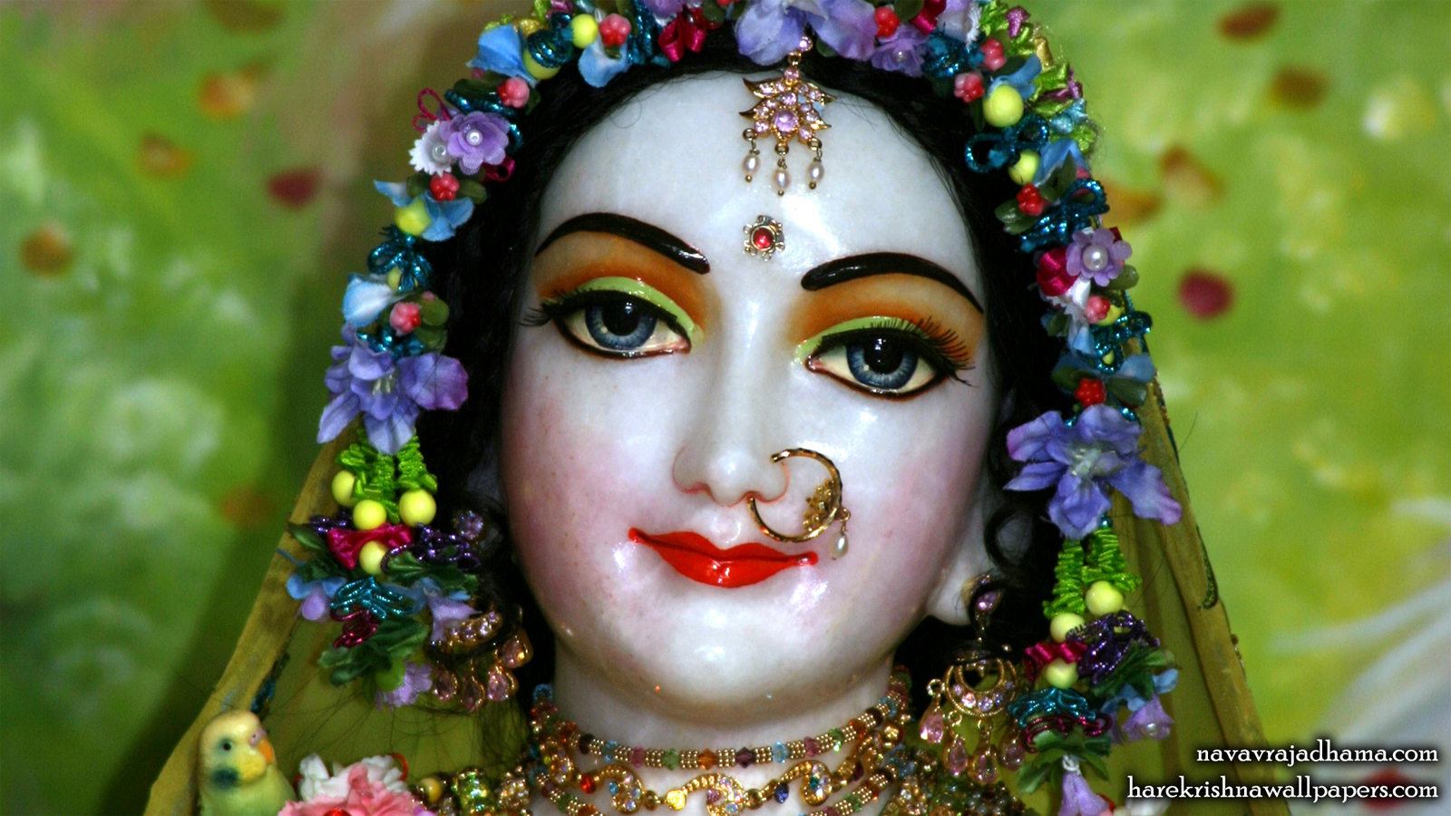 Sri Radha Close up Wallpaper (026) Size 1600x900 Download