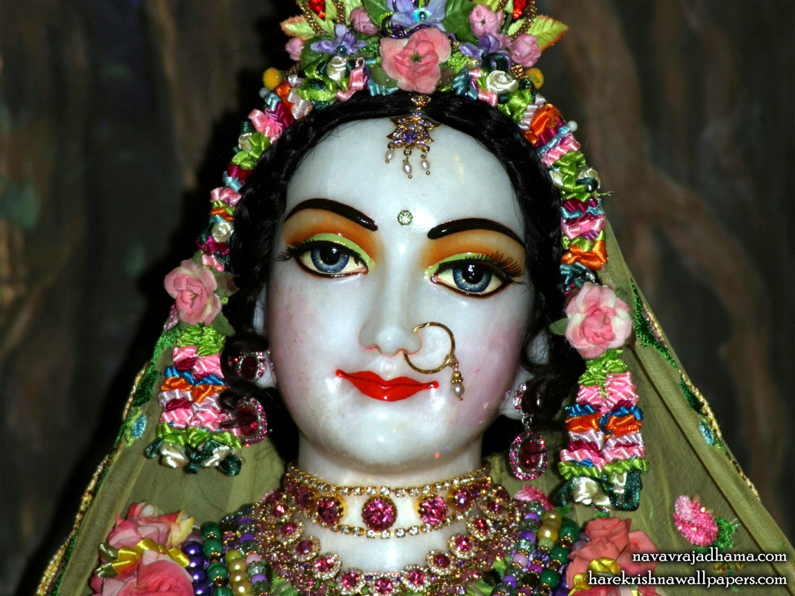 Sri Radha Close up Wallpaper (027) Size 1152x864 Download