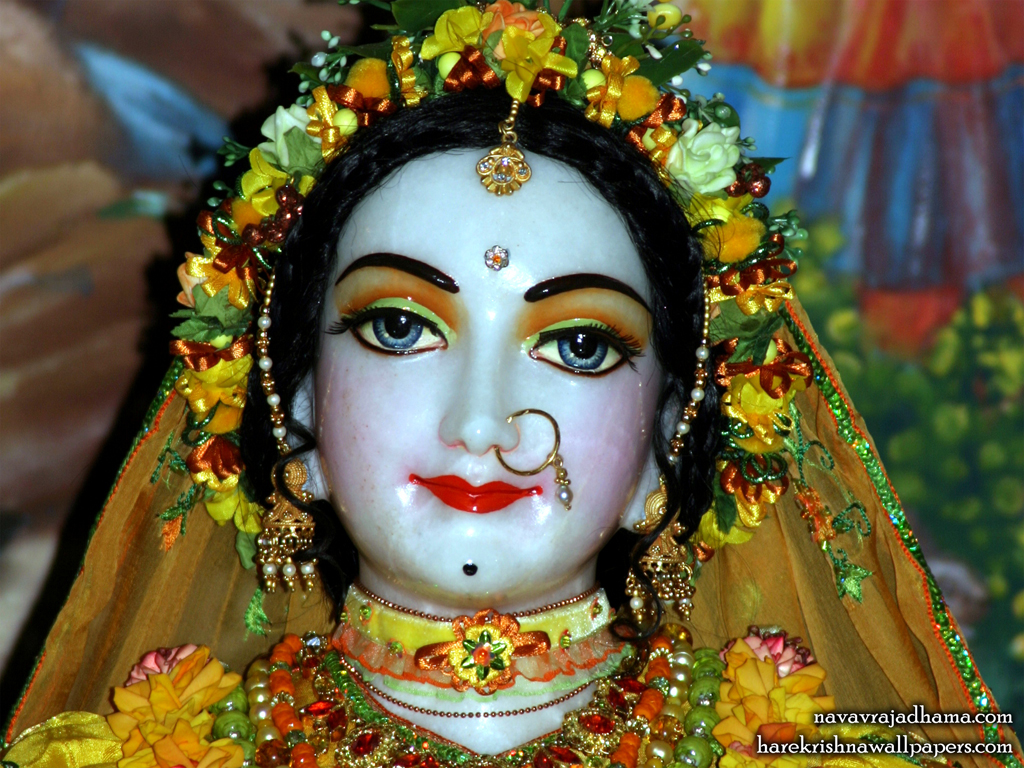 Sri Radha Close up Wallpaper (028) Size 1024x768 Download