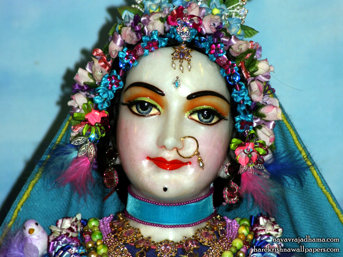 Sri Radha Close up Wallpaper (029) Size 1152x864 Download