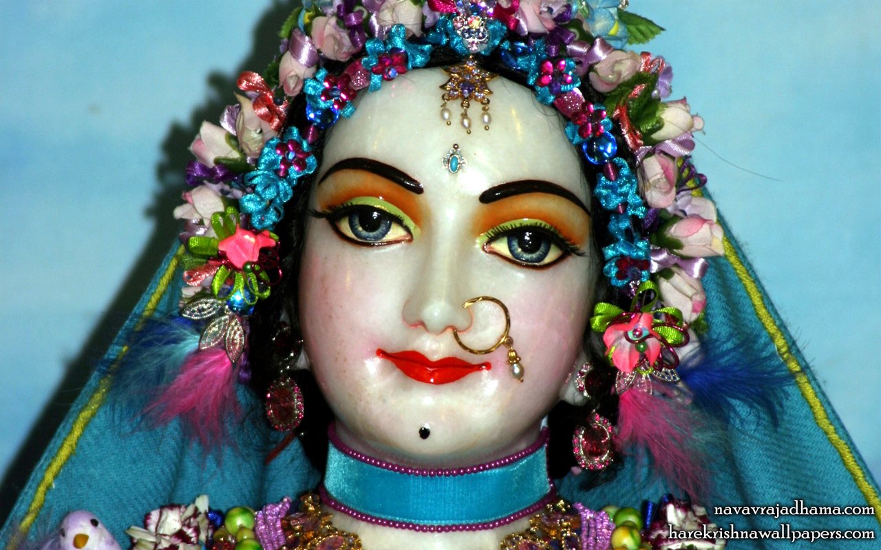Sri Radha Close up Wallpaper (029) Size 1280x800 Download