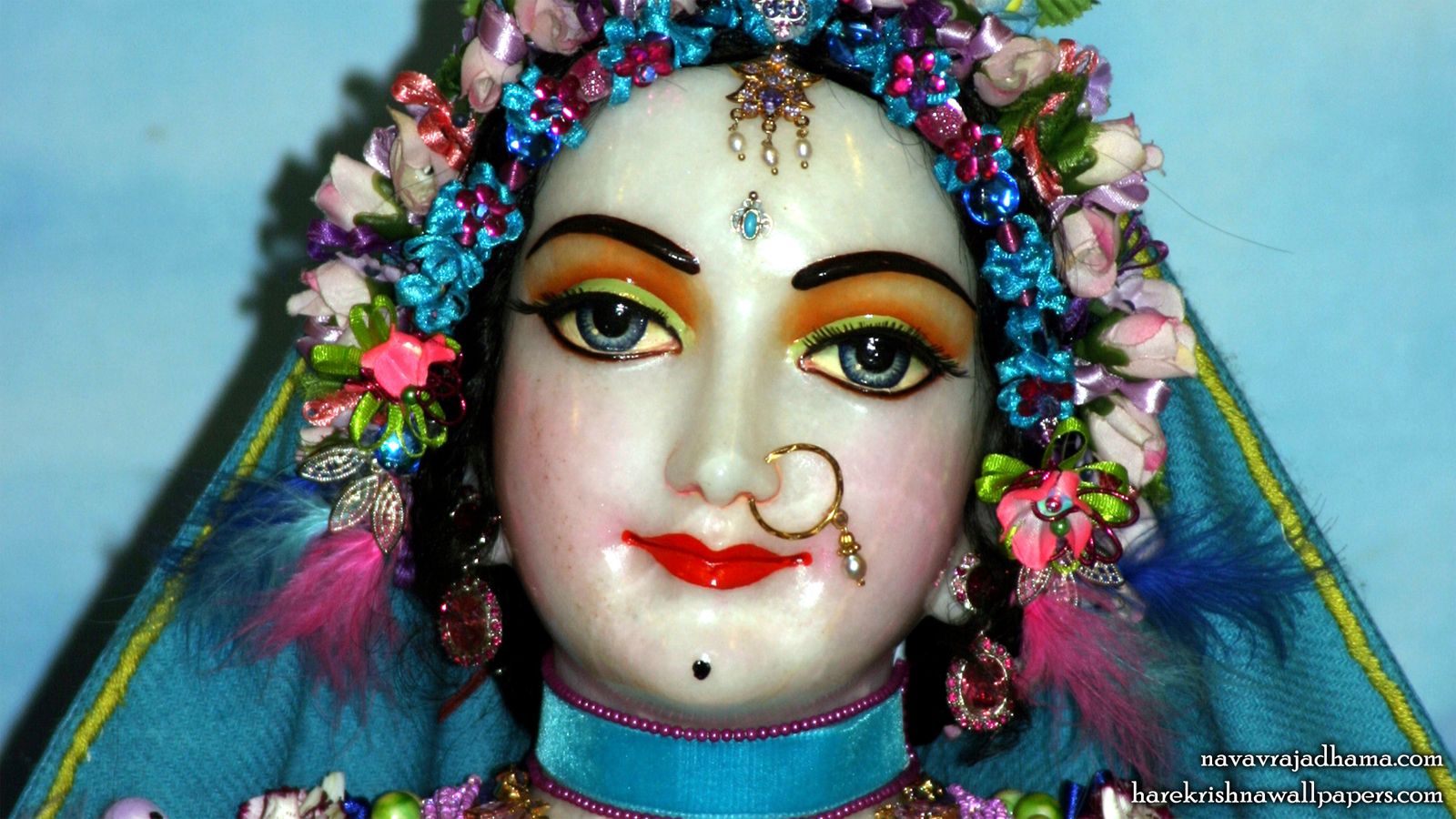 Sri Radha Close up Wallpaper (029) Size 1600x900 Download