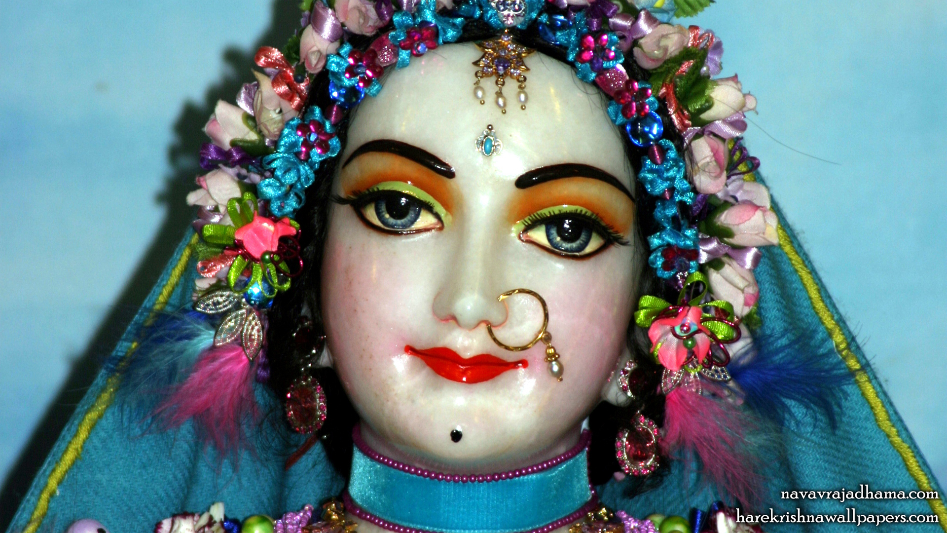 Sri Radha Close up Wallpaper (029) Size 1920x1080 Download