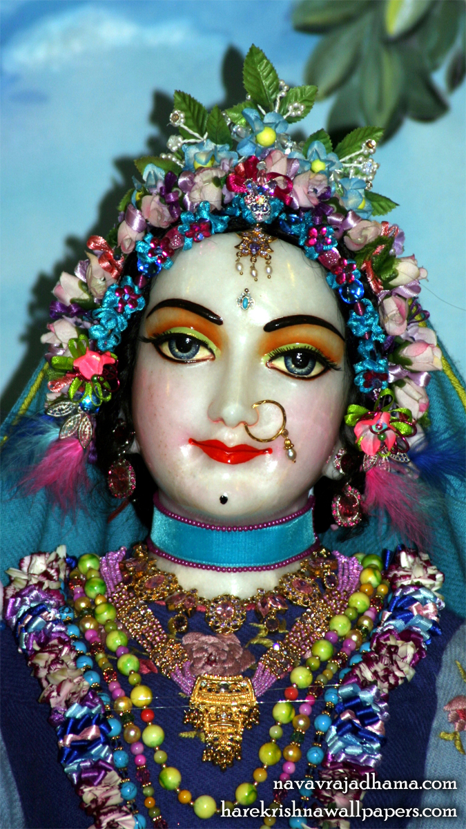 Sri Radha Close up Wallpaper (029) Size 675x1200 Download