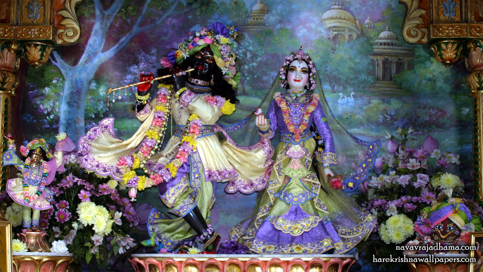 Sri Sri Radha Shyamsundar Wallpaper (029) Size 1600x900 Download
