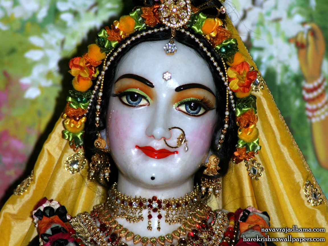 Sri Radha Close up Wallpaper (030) Size 1152x864 Download
