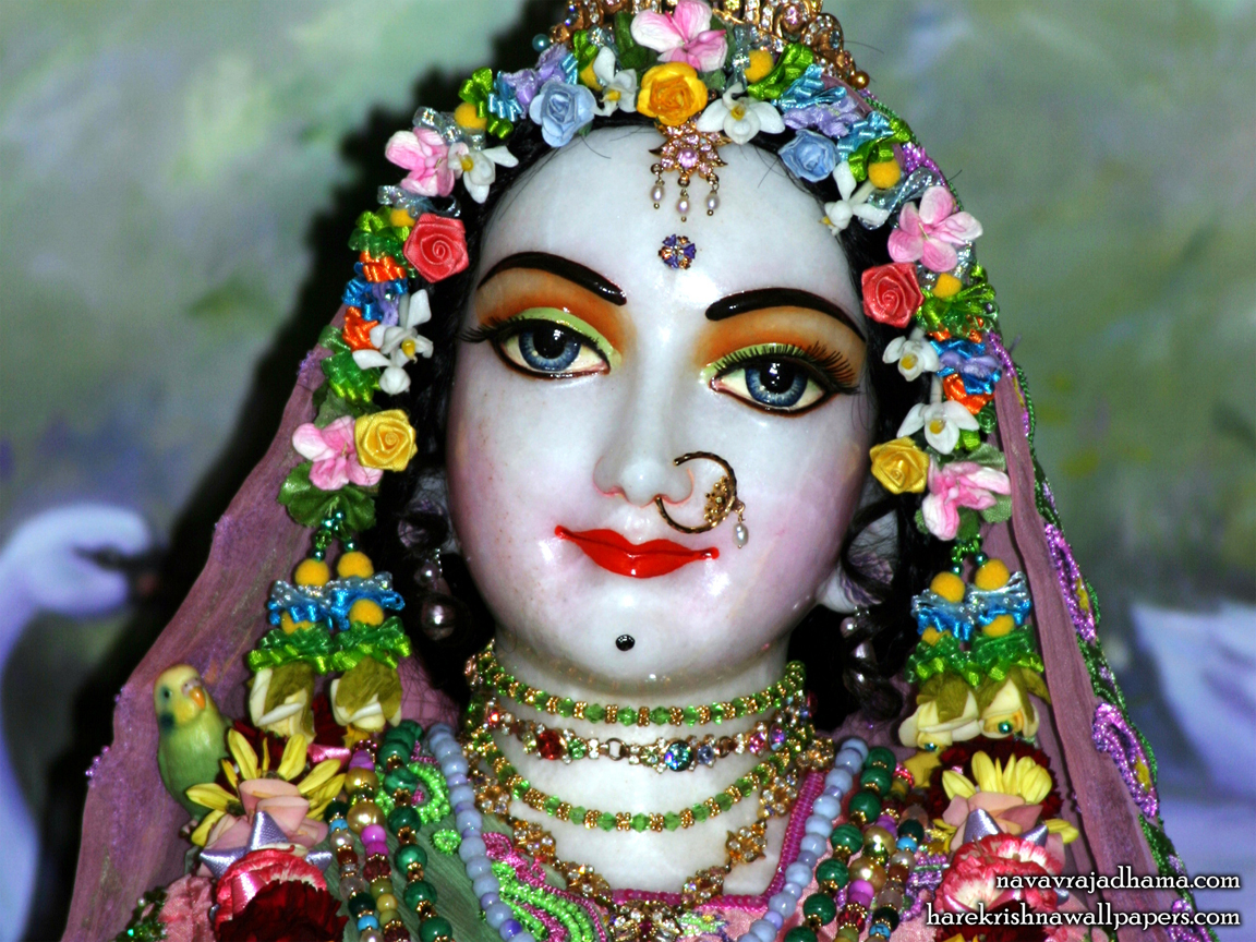 Sri Radha Close up Wallpaper (031) Size 1152x864 Download
