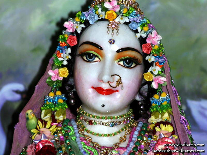 Sri Radha Close up Wallpaper (031) Size 800x600 Download