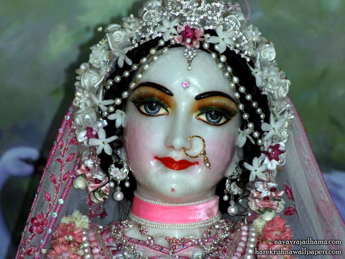 Sri Radha Close up Wallpaper (033) Size 1152x864 Download